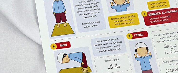 poster sholat edukasi anak